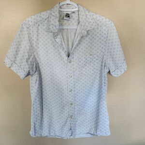 Kennington LTP California Mens Button Up Short Sleeve Shirt Size Large